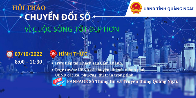 Hội thảo Chuyển đổi số - Vì cuộc sống tốt đẹp hơn
