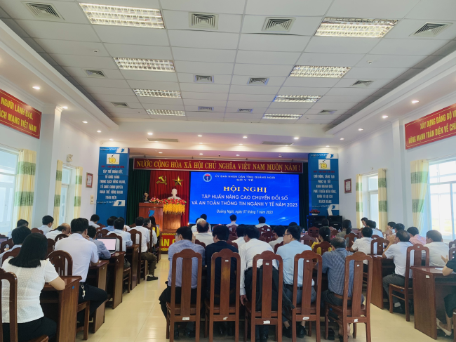 Hội nghị tập huấn nâng cao chuyển đổi số và an toàn thông tin ngành Y tế năm 2023