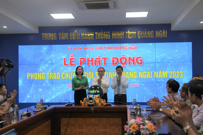 Quảng Ngãi phát động phong trào Chuyển đổi số